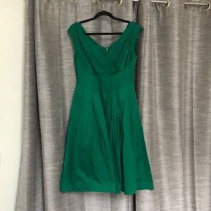 Emily and Fin green dress with pockets